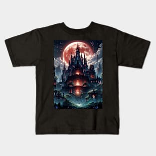 Castle of nightmares Kids T-Shirt